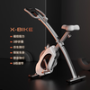 OES dynamic bicycle mini home silent aerobic climbing machine exercise bike weight loss equipment indoor foldable bicycle 6-speed magnetic control adjustment/foldable storage/basic white