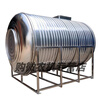 Lierui 304 stainless steel water tank horizontal water storage tank water tower home flat thickened solar roof kitchen water storage bucket 6 tons