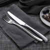 Onlycook steak knife and fork Western food knife, fork and spoon set Western food tableware stainless steel spoon and fork-three-piece set