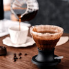 Japanese-style adjustable coffee filter, hand-brewed filter cup, coffee filter paper, high borosilicate glass filter cup, upgraded smart cup