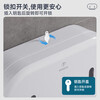 MODUN bathroom large roll paper box wall-mounted double-head toilet tissue box commercial hotel large tray paper towel holder punched matte white punched/nail-free