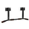Huijashi pull-up device home horizontal bar indoor wall-mounted thickened punching boom hanging top-mounted fixed fitness single bar white adjustable