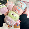 Persson Cute Qbao Ceramic Bowl for Home Dormitory Student Yoghurt Rice Bowl Dessert Bowl Large Capacity Rice Bowl Cute Bear Qbao 4.5 Bowl Four Pack