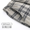 Langsha men's pajamas men's autumn and winter 100% cotton 7A antibacterial and anti-mite loose large size can be worn outside home clothes set