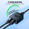 Shengwei network switch network cable Gigabit splitter 2 in 1 out/1 in 2 out plug-free switching between internal and external networks computer sharing device DRJ1221G