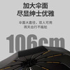 Fully automatic folding umbrella for men and women, large double student reinforced anti-storm parasol, style shipped randomly, black 24 ribs