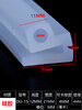 250 degree high temperature resistant U-shaped silicone sealing strip electromechanical cabinet top bubble wrap edge strip slot U-shaped strip oven strip DU-01