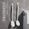 Home KATEI STORY Japanese Toilet Brush No Dead Angle Soft Bristles Toilet Cleaning Strong Decontamination Brush Household Washing Squat Toilet Brush Toilet Brush 2 Pack