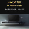 Amoi 32/40/43/50/55/60/65-inch TV 4K ultra-high definition metal full screen ultra-thin frameless small color TV for the elderly home network voice projection USB flash drive TV4K-40 HD TV version 74cm long and 44cm wide