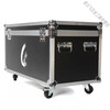 Chengjia (CHENGJIA) customized flight case customized aluminum alloy box customized instrument box trolley box equipment box tool box exhibition box 60*60*60 outer diameter with wheels black