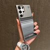 Youshi Samsung S24Ultra mobile phone case Kevlar texture S25Ultra anti-fall all-inclusive S23Ultra metal magnetic suction S22Ultra simple frame protection advanced protective cover deep space gray contrast texture Samsung Galaxy S24 Ultra
