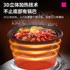 Lecon Cantonese-style claypot rice cooker commercial fully-automatic claypot stove cabinet-type electric heating high-power multi-head tinfoil claypot smart tinfoil clay pot take-out claypot rice machine single-layer double row 4-head claypot stove 20 cooks per hour