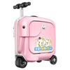 Airwheel children's electric suitcase suitcase can ride, sit and walk the baby, can board the plane and travel, men's and women's trolley case Princess Pink
