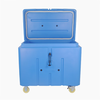 Special ultra-large capacity 320L dry ice storage box, rotomolded thermal insulation refrigeration, resistant to minus 80 degrees low temperature, with wheels for cleaning, 100 liters (packed with 55KG dry ice), stored for 4-5 days