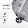 Samsonite suitcase 20-inch trolley case aluminum-magnesium alloy suitcase high-end password boarding case silver DB3
