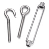 Jinggong (JINGGONG) 304 stainless steel flower basket screw tightener wire rope tensioner wire tightener turnbuckle bolt M5M6-M16 M5 (OU type)