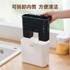 Ecoco chopstick storage box drain wall-mounted knife holder kitchen rack household punch-free knife E24026 white gray
