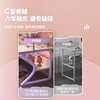 Zuodu computer desk desktop home e-sports game table office study table home desk bedroom study writing table store manager subsidy C leg upgrade and reinforcement warm white 100cm