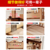 Ziwei all solid wood bunk bed children's bed high and low bed small apartment two-story wooden bed catalpa wood double bed bunk bed ladder type + bookshelf 10*10 bed legs 1350mm*2000mm