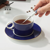 Yongfengyuan (auratic) Blue Danube three-piece set, ceramic coffee cup, one cup, one saucer, one spoon, gift box, afternoon tea cup and saucer, one cup, one saucer, one spoon