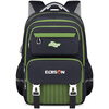Edison inventor primary school backpack for boys and girls in grades 1-3-6 to reduce burden and protect spine large capacity children's backpack k018-1 black green