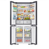 Samsung (SAMSUNG) official reissue AI Shen refrigerator 8 series exclusive model 501L cross four-door refrigerator ultra-thin zero-embedded frequency conversion three-cycle wet and dry storage automatic door free temperature change green brocade gray RF50DG55513GSC