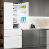 Panasonic refresh subsidy Dabai French multi-door 464-liter household refrigerator ultra-thin zero-embedded frequency conversion dual system first-class energy efficiency large capacity air-cooled NR-EW46TGB-W
