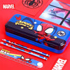 Disney multifunctional stationery box reading bookshelf creative pen box pencil box large capacity multi-layered stationery box for boys and girls with good looks Spider-Man