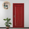 Oak solid wood door bedroom door walnut wood door interior door painted door new Chinese style room set door customization rubber wood solid wood painted door 2 styles