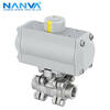 NANVA pneumatic stainless steel medium pressure internal thread ball valve 2000WOG PN63 Q611F-63P DN25-304