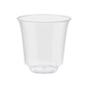 Rice rattan disposable cup 130ml thickened hard plastic transparent high-end aviation cup food-grade tea drink wine cup 150ml disposable wine cup 5 packs total 100 pieces high-end aviation cup quality, damage guarantee