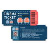 Online ticket purchase, movie ticket redemption coupons, nationwide theater purchases, unlimited movie viewing, cinema theater stored value cards, trade union benefits 65