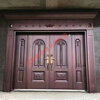 Meikejie zinc alloy door rural double door new style villa self-built house opposite four-door home entry door style fifteen