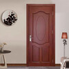 Solid wood bedroom door, oak painted room door, silent suit door, indoor door, room walnut wood door customization, rubber wood painted door 1 style