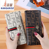 Kangaroo Wallet Women's 2025 Chinese Valentine's Day niche design multifunctional large capacity fashionable and exquisite long hand wallet flagship - bee brown 10 card slots can hold mobile phones