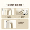 Bear egg beater household electric egg beater with base mini cream whipper baking handheld 304 stainless steel automatic egg beater mixer frother DDQ-J02L1