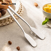 CAIZHI 304 stainless steel butter knife, cheese knife, cheese knife, jam knife 2 pieces CZ6659