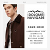 NVG YOUNG Italian dinghy autumn and winter Maillard men's trendy loose casual workwear lapel jacket warm coat