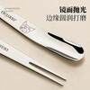 Newair Food Grade 316L Stainless Steel Fruit Fork Small Fork Cute High Value Children's Safety Dessert Cake High-Quality Good Night Panda + Good Morning Rabbit 2 Pack
