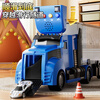 Snaen children's toy car for boys 3-6 years old alloy engineering container truck car story machine children's New Year gift