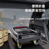 Work partner small trolley flatbed trolley 72*47cm 4-inch Fenghuo wheel labor-saving wear-resistant 700 pounds decoration small trailer transport hand trolley folding