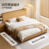 Quanyou Home Log Windboard Bed High Box Storage Bed Household Multifunctional 1.5 Meter Master Bedroom Double Bed