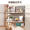 Anya punch-free wall storage rack living room wall bedroom bedside storage rack wall hanging partition router shelf