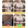 Langsha front button underwear women's 2025 autumn new small breast push-up flat chest special bra to collect side breasts without wire bra