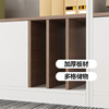 Maiya Furniture Partition Cabinet Wooden File Cabinet Office Simple File Cabinet Combination Double-sided Low Cabinet Storage Cabinet Hollow Display Cabinet Second Floor 140*30*98cm