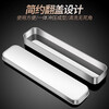 Ximing Storage Box Iron Box Stainless Steel Portable Cutlery Box Student Chopsticks Spoon Empty Box Chopstick Box Single Pack Stainless Steel Tableware Storage Box Regular Style