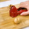 DB multifunctional walnut peeling melon seed clip funnel household chestnut opener walnut clip artifact solid red