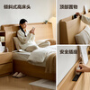 Quanyou Home Log Windboard Bed High Box Storage Bed Household Multifunctional 1.5 Meter Master Bedroom Double Bed
