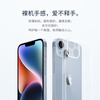 Snowkids is suitable for Apple 14 mobile phone case, iPhone 14 anti-fall ultra-thin protective case, fine hole full cover, transparent silicone soft TPU dust-proof goggles