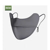 Sun protection mask, UV protection for high-looking women, exposed nose, eye protection, three-dimensional slimming, summer breathable sunshade mask, dark gray